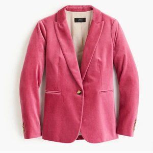 J. Crew Parke Blazer - Velvet Dusty Rose